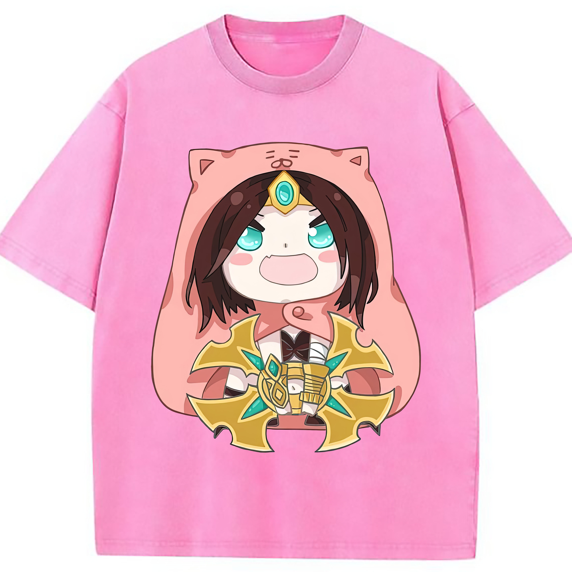 （画像用） リーグ・オブ・レジェンド League of Legends LOL 綿100% ヴィンテージ風 半袖Tシャツ（フロントプリント）